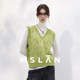 MSLAN retro temperament jacquard knitted vest vest for women MFAN1307