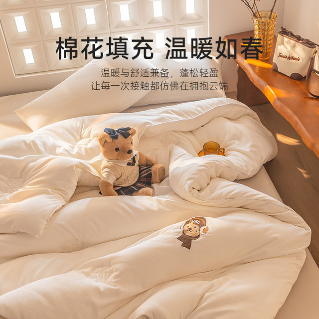TeenieWeenie Xinjiang cotton quilt pure cotton quilt core air conditioner is sucked in spring and autumn, all seasons of universal quilt