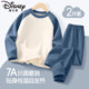 Disney Children's Boys and Girls' Autumn Clothes Warm Set Autumn and Winter 2025 New 7a Antibacterial Medium-Big Children's Developer