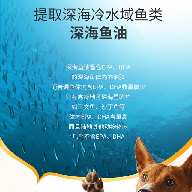 Hehe Medical Pet Deep Sea Fish Oil Cats for Cats Special Anchovies Oil ...