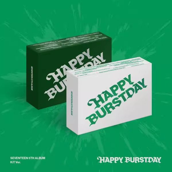 Official genuine SEVENTEEN album SVT Regular 5 HAPPY BURSTDAY small card poster peripheral