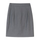 Summer dark gray professional skirt suit skirt women's formal skirt work skirt one-step short skirt hip skirt work skirt