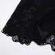 Hui Hui ink dyeing cotton lace lace magnolia hollow hook flowers stitching thin bag hip retro lower half skirt
