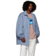A.A. SPECTRUM Spectrum national trend men's fashionable casual loose versatile lapel thickened mid-length jacket