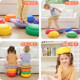 Springbuds Rainbow Crossing River Stone Children's Balance Sensor Training Kindergarten Home Indoor Crossing Bridge Educational Toys