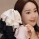 French temperament satin skirt ponytail grabber women's 2025 new high-end hairpin back head clip headwear
