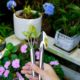 Cauliflower shovel gardening tool mini set outdoor shovel balcony potted stainless steel household loose soil rake
