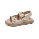 Girls open-toed sandals 2025 summer new style boys simple shoes children's soft sole sports beach shoes toddlers
