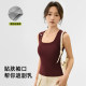 Mu Yuhe wear-free bra vest with suspenders for women 2025 new style outerwear with chest pad cover sleeveless top