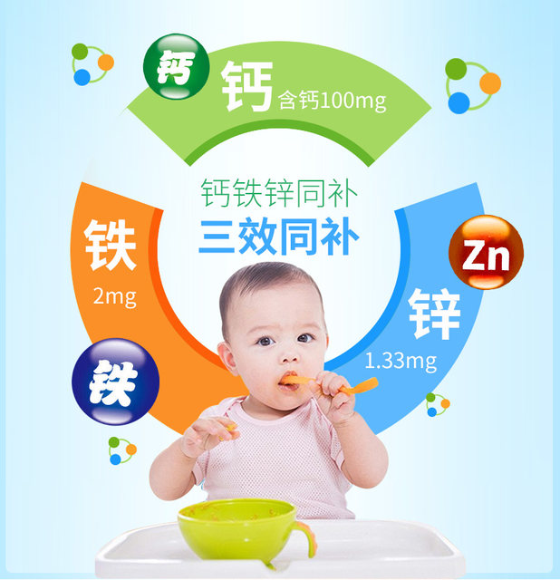 Harbin Medicine Brand Calcium Iron and Zinc Oral Liquid Blue Bottle Children's Calcium Trisin Calcium Gluconate Official Authentic Flagship Store