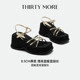 
Thirty More versatile thick-soled sandals for women 2025 new summer thin strap open-toe sandals Roman beach shoes
