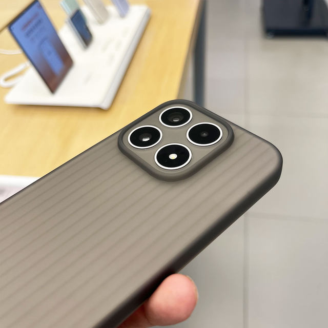 Suitable for Xiaomi 17 mobile phone case soft shell new corrugated corrugated soft shell vertical stripes simple non-slip light and thin all-inclusive lens protective case