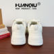 Global design sense star butterfly white shoes for women 2025 autumn new small body breathable heightened casual shoes