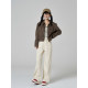 Wangjiayouyu's new versatile jeans slimming straight high waist wide-leg pants women's trousers