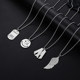 All-match decorative titanium steel sweater chain boys ins hip-hop pendant chain necklace high-end men's trendy accessories