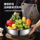32CM new extra thick basin and large capacity kneading basin thick seasoning basin washing basin flat bottom basin