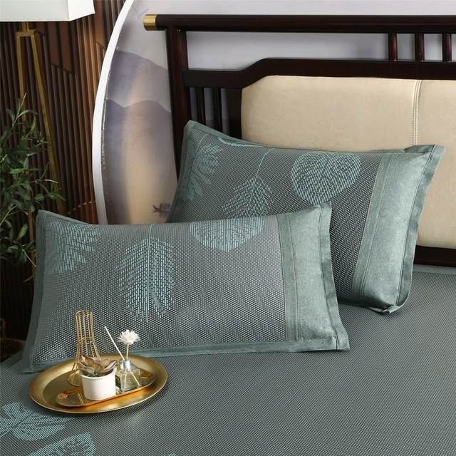 Maternal and infant grade ice silk mat, washable and foldable, natural summer household high-end ice rattan mat, pure rattan grass mat, bamboo mat