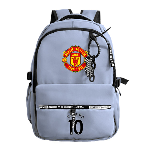 Manchester United team Rashfordsancho B fee red devil football fans backpack backpack small middle school student school bag computer bag
