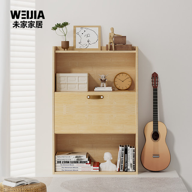 Tatami Rack Weijia bay window storage cabinet solid wood household storage cabinet ...