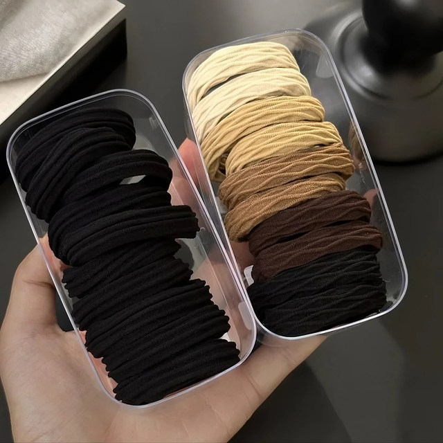 High ponytail hair tie for women adults 2025 new high-end hair rope rubber band high elasticity and durable hair tie hair accessories