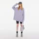 Guukahero Purple Lazy Wind Soft Speaker Women Women's Winter Thicked Hooded Consecutive Jacket Knitting Sweatper