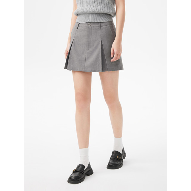 Hot wind skirt 2025 Summer new ladies fake two pieces of skirts, hot girls, hot girls mini skirts, small skirts
