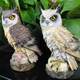 Simulated owl resin ornaments, guarding succulents and anti-bird artifacts, home accessories, gardening potted plants and landscaping