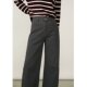 Basic House/Baijiahao American retro straight work pants for women's spring new solid color loose jeans
