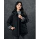 Basic House/Baijiahao hooded workwear down jacket plaid splicing loose blazer jacket to keep warm in winter