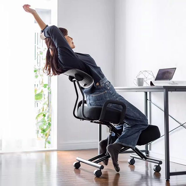 Japan SANWA posture corrective chair ergonomic chair office writing home student chair office air rod lifting backrest kneeling chair