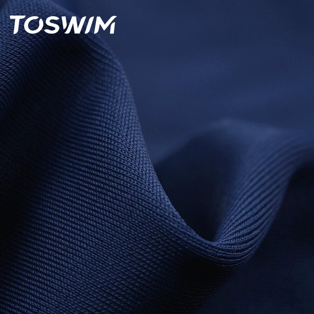 TOSWIM children's swimsuit girls split long sleeves warm sun protection quick dry medium-sized children's swimsuits afraid of hot springs