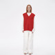 AVVENN Winter Real Two Simple V Neck Clever Layer Comfort Sweater AM90601768
