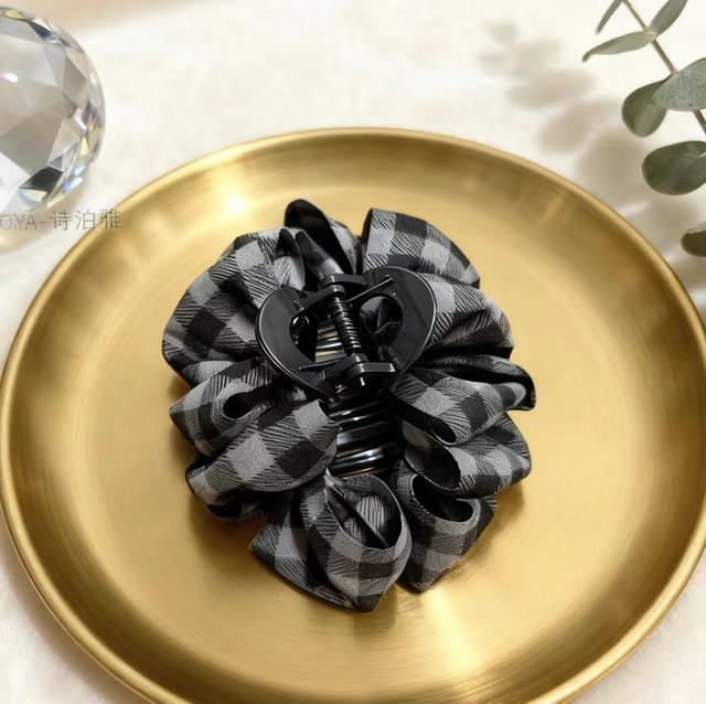 Sepoya British Plaid Luxurious Hair Accessory Art Clip