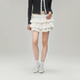 Redolence sweater cake skirt wild skirt A -line high -waisted high -waisted super mini skirt design sweet skirt