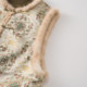 Liangxizi new Chinese style Chinese style mulberry silk silk cotton jacket vest women's fur collar short buckle horse clip

