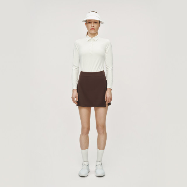 AOT sports and casual A-line short skirt for women | lightweight, soft, high elastic, moisture-absorbing and breathable | slim waist-hugging design