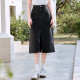 betu 100 pictures with front slit grinding white washing denim skirt women's midskirt 2025 summer new high-waisted skirt
