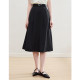 betu commuting style high waist drooping skirt for women 2025 spring new slim A-line skirt mid-skirt
