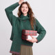 betu Baitu New Year atmosphere pullover sweater 2024 new style new year red thick sweater for women
