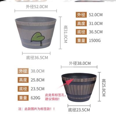 
Villa garden flower pot flower pot atmospheric home gardening desktop practical ornament pot water lotus plant round