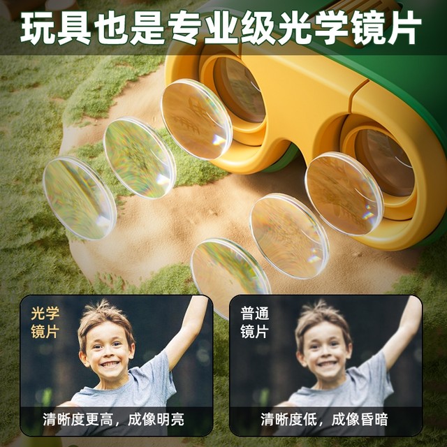 Children's telescope toys boys and girls high power high definition binocular baby experiment elementary school student magnifying glass does not hurt eyes