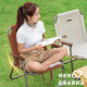 Jeep Outdoor Folding Chair Portable Camping Table Chair Kmit Chair Camping Picnic Fishing Beach Leisure Chair
