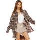FILIRILI American sports and casual skirt short skirt autumn new hot girl pleated A-line skirt drawstring
