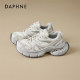 Daphne Silver Daddy Shoes Women's 2025 New Spring and Summer Shoes Thick Sole Heightening Lightweight Breathable Sneakers