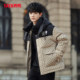 YaYa 2022 New Down Jacket Men's Fashion Hooded Youth Casual Thickened Warm Jacket D
