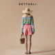 Dettgli/Detari's new retro rainbow color stri