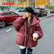 YAYA Duck Down Jacket Women's 2024 Winter New Fashion Hooded Loose Casual Temperament Short Waist Jacket