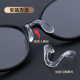 Integrated saddle nose pad one-piece silicone children's glasses insert transparent snap silicone upper screw nose pad cover