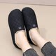 Edison winter old Beijing cotton shoes women's flagship store plus velvet thickening warm non-slip soft sole middle-aged and elderly mother's shoes