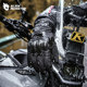 Alien monster turbine gloves Winter motorcycle carbon fiber leather locomotive equipment male riding windproof waterproof and warm